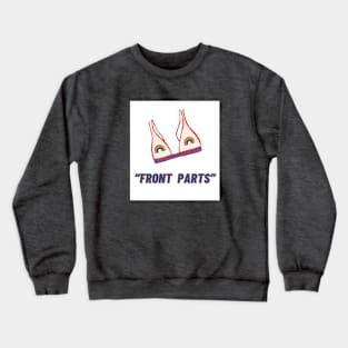 RWQ "Front Parts" white background alternate Crewneck Sweatshirt